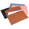 Solid Color A4 File Pocket Duurzaam Notebooks Document Mappen Bag Draagbare Indienen Archival Opbergtassen Schoolkantoor Artikelen LLF8603