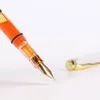 Jel Kalemler Lüks Şeffaf Duruş Düzeltme Piston Çeşmesi Okul Ofis Kalem Yazma Kaligrafi Kırtasiye Mürekkep Iş Nib E6J0