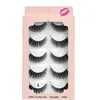 2021 5 Pairs Multipack Faux 3D Mink False Eyelashes Handmade Wispy Fluffy Long Natural Makeup Tools Eye