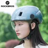 Fahrradhelme ROCKBROS Ectric Bicyc Helm Männer Frauen MTB Rennrad Helm Mit Goggs Motercyc Sicherheit Helm Schutz Radfahren Helm HKD230626