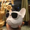 مكبرات صوت محمولة أزياء Aerobull Dog Head Bluetooth 4.1 Bulldog Wireless Bluetooth Speaker Hifi Support Support U Disk TF Card T230129