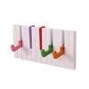 Hangers & Racks Color Piano Wooden Coat Rack Without Perforation Hook Punch-free Sticky Entrance Wall