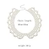 À la mode femme à la main perlé armure géométrique blanc Imitation perle Chokers colliers pour femmes mariage fête bijoux cadeaux