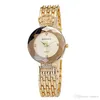 Kvinnor Diamond Gold Crown Watch Lyxig Mode Quartz Kläder Klockor Ladies Klänning Rhinestone Cut Surface Armbandsur