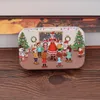 The Christmas Toy DIY Santa Claus Kids Intelligence Puzzles Toys Wood Material Party Gifts for Kindergarten