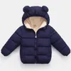 아기 키즈 자켓 coad 겨울 소년 후드 자켓 여자를위한 두꺼운 코트 1-6 년 어린이 겨울 옷 H0909