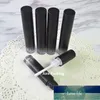 Bottle 6.5ML 50pcs/lot Round Empty Black Lip Gloss Tube Superior Quality Beauty Tool Plastic Elegant Liquid Lipstick Packing