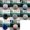 26 Colors Fluffy Fur plush Keychain Pendant Soft Faux Fur-like Ball Car Keyring Key Holder Women Bag Pendants Jewelry