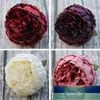 Dekoracyjne Kwiaty Wieńce 10 sztuk / partia 8 cm Sztuczne Peony Head Silk Flower For Wedding Wall Decoration Garland Craft Flower1 Cena fabryczna Ekspert Projektowa jakość