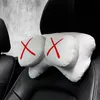 Cojines de asiento El reposacabezas del coche Deportes profesionales Almohada para el cuello Espuma viscoelástica Soporte para la cabeza transpirable Interior creativo