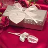 Valentijnsdag geschenk kristalglas roos kunstbloem zilver goud staaf roos bloem voor vriendin huwelijksgeschenken voor gast