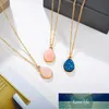 Fashion Water Drop Chain Necklaces For Women Natural Stone Jewelry Charming Ladies Rose Gold Necklaces Wedding Party Girls Gifts  Factory price expert design