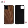 Custodie per telefoni impermeabili per iPhone 6 7 8 Plus 11 12 Pro X XR XS Max Amazon Real Wood TPU Blank LOGO personalizzato modello Cover posteriore Shell