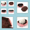 Other Dog Supplies Pet Home & Garden Nice-Looking Dot Pattern Octagonal Flannelette / Cotton Bed S Gwf11503 Drop Delivery 2021 Myja9