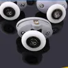 8 pcs Butterfly Rolos de porta de chuveiro / corredores / rodas / polias 23mm / 25mwheel 4top e 4 Polia de sala de fundo Outros hardware