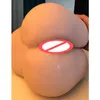 Sex Doll Male Masturbator Torso Realistic Plump Hips Toys for Men Masturbation Lifesised Copy Pussy Ass Vaginal and Anal Silic7805478