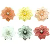 new Flower Shaped Napkin Ring Metal Napkins Buckle Rings Hotel Wedding Party Table Decoration Towels Decor Buckles Multi Colors EWA6400