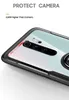 Ringväskor för RedMi Note 10 10s 9S 9 8 Pro Clear ShockoProof Telefonkåpa för Xiaomi Poco X3 NFC PRO F3 M3 MI 10T PRO 11