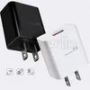 QC3.0 Snabb adaptiva laddare Snabbladdning EU US 3A 18W Power Adapter USB Wall Charger för iPhone 13 14 15 Pro Max Samsung Tablet PC M1