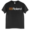 الأولاد Tee Roland Piano Organs Black T Shirt Fashion Tshirt الرجال للجنسين من القطن الذكور القطن Drop Kids039S Clo8887228