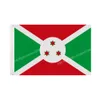 Burundi Flags National Polyester Banner Flying 90 * 150cm 3 * 5ft flagga Över hela världen över hela världen kan du anpassas