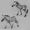 Barn Barn Zebras Sheep Rhinos Simulering Action Siffror Plastic Animal Figurine Educational Toys Miniates Dollouse