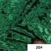 Измельченная бархатная ткань у счетчика, полиэстер растягивающая велюрная обивка ткань для дивана, занавеса, ткани, флота, красный, черный, белый, зеленый 210702