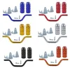 Pedals Motocykl Universal Foot Pegs Aluminium Aluminium Aluminium Anti-Skid Solding Footrest Wearproof Tylne akcesoria