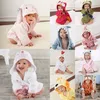 Baby, Kids Towels Robes 20 uroczych ręczników kąpielowych w kształcie zwierzątek, bawełniane szlafroki dziecięce, ubranka na pełnię księżyca 2059 Z2