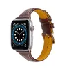 Genuine Leather Crocodile Pattern Wrist Band Bracelet Strap for Apple Watch Series 6 5 4 3 2 1 SE