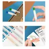 Gel Pens 9pcs Nordic Handwritten Morandi Color Set With 12pcs Bookmarks For Free Drawing DIY Marker Liner Office School Gift A6762