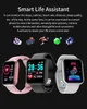 D20 Pro Smart Watch Y68 Bluetooth Fitness Tracker Sport Cardiofrequenzimetro Bracciale intelligente per la pressione sanguigna per Android IOS