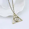 Driehoek Ketting De Dood Hallows Hanger Kettingen Movie Trendy Sieraden Ketting Dames Mannen Mode Accesorios Choker Collares G1206