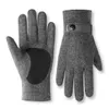 秋冬暖かい男性の手袋ヤシの革の防風タッチスクリーンの自発的熱女性レジャービジネスウールソフトグローブH0818