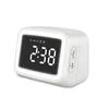 Bluetooth -Lautsprecher Mini Mirror Clock Dual Alarm Night Light Card FM O Small Leakera41A027600504