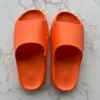 Topsportmarket Sandals Slides Slippers Men Women Glow Green Sand Black Bone White Cream Orange Slide Sandals Shoe