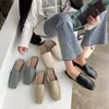 Pantoffeln Frauen Schuhe Sommer Slip-on Mules Modeboafer Slide Office Sandalen Freizeit Damen Flats Designer Low Heel Leel