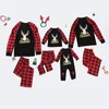 Menoea Комплект одежды для всей семьи Одинаковые наряды Домашняя одежда с рождественским принтом из мультфильмов Подходящая одежда для мамы и дочки Пижамы Parentc7944962