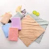 Serviette de cuisine douce Chiffons d'essuyage en polaire corail Super absorbants antiadhésifs pour chiffon de nettoyage à l'huile Dissolvant pour vaisselle Essuie-mains de voiture non pelucheux Voyage à domicile Facile à sécher HY0170