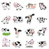 50 stks leuke cartoon koeien stickers niet-willekeurig voor auto fiets bagage sticker laptop skateboard motor water fles snowboard muurstickers kinderen geschenken