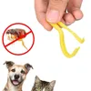 Human Portable Hook Tick Twister Horse Remover Hook Cat Dog Djur Leveranser Tick Remover Tool Animal Flea Hook 2pcs / Set / Lot 2054 V2