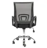 Furniture Office chair Mesh rotary Middle back working Ergonomically height adjustable computer with folding desk stool