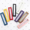 8 Farben Mode Büro Stift Display Verpackung Box Stift Geschenk Schmuck Verpackung Papier Box mit PVC-Fenster LLE11909