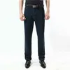 Herren Jeans mit hoher Taille, schwarz, große Größe, klassischer Stil, Denim-Hosen, männlich, gerader Schnitt, blauer Ehemann, Vintage-Cowboy-Hose, Männer 211108