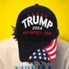 U.S 2024 Trump Presidentiële verkiezing Presidentiële verkiezingsdop Trump Hat Baseball Cap Verstelbare Snelheid Rebound Cotton Sports Cap Gyq