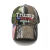 2024 Donald Trump Cap broderad baseballhatt Presidentval Sporthattar Justerbara Sunhat vuxna män kvinnor universal