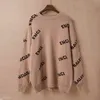 Mens Designer Sweaters Retro Classic Fashion Cardigan Sweatshirts Men tröja brev broderi rund hals bekväm jumper