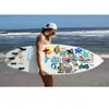 50st Lot Summer Surfing Beach Stickers Laptop Skateboard Guitar Bagage Case Car Motorcykelcykelcykel Graffiti Stickers Waterproof PVC8179631