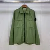 Dropship # 8322 Мужские повседневные рубашки Куртки для мужчин Нейлон двойной карманный пиджак с 4 цветами зеленый синий черный хаки размер M-2XL