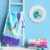 Cartoon Circular Unicorn Clock Clock Kids Drewniane Silent Reloj de Partion Dla Dziecka Pokoje Horloge Home Decor Dekoracji Salon H1230